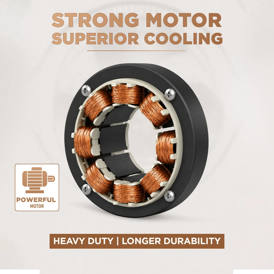 Intex Turbo Jet 12 All Purpose Fan – 280mm High Speed Table, Wall & Ceiling Mount Fan (Black)